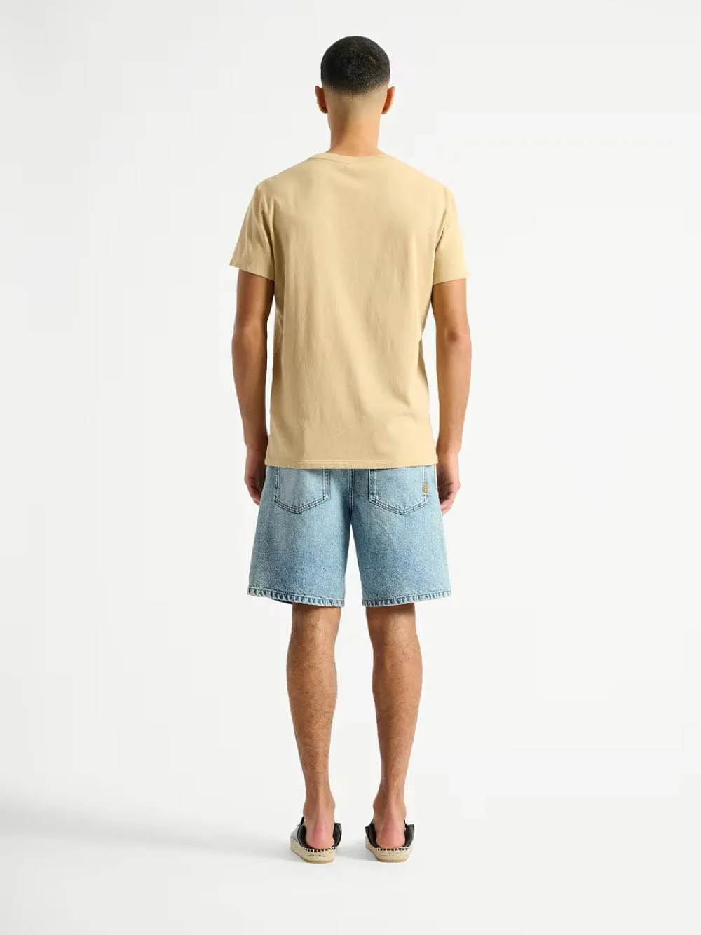 Beige Embroidered Vintage T-Shirt sold by Fashion Clinic product image thumbnail 3