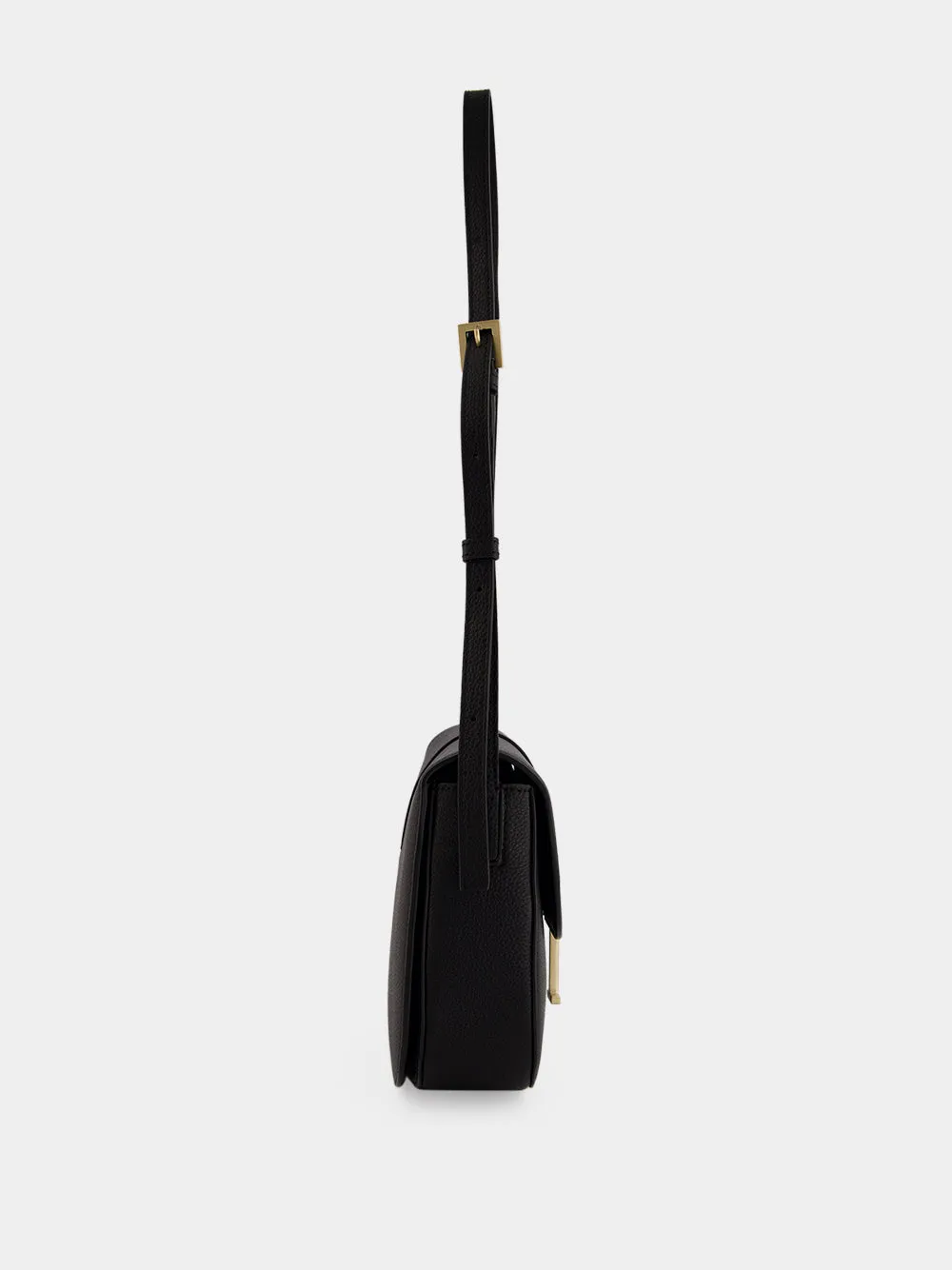 Black Grain Leather Kara Medium Crossbody Bag sold by Fashion Clinic product image thumbnail 4