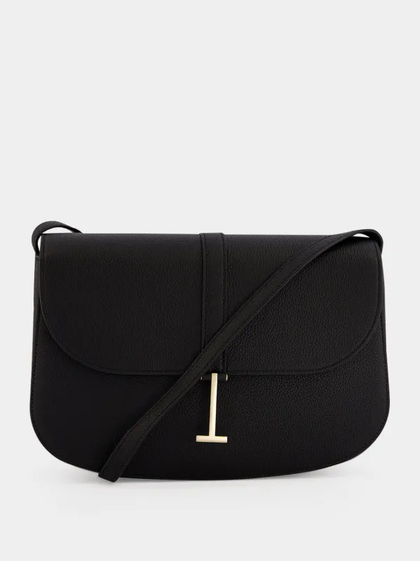 Black Grain Leather Kara Medium Crossbody Bag made by Tom Ford