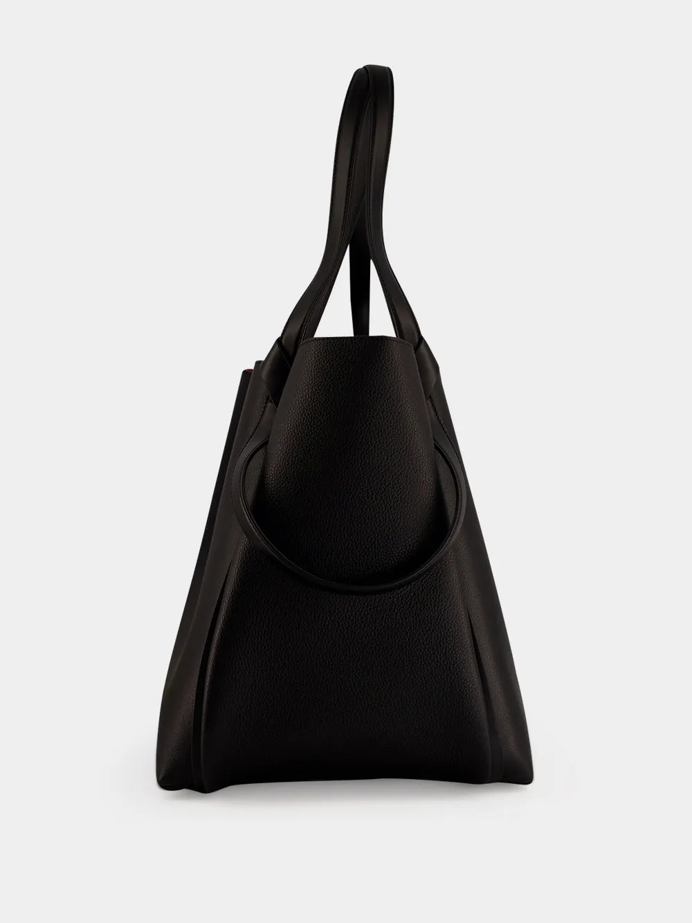 Black Bettina Large Tote Bag sold by Fashion Clinic product image thumbnail 3