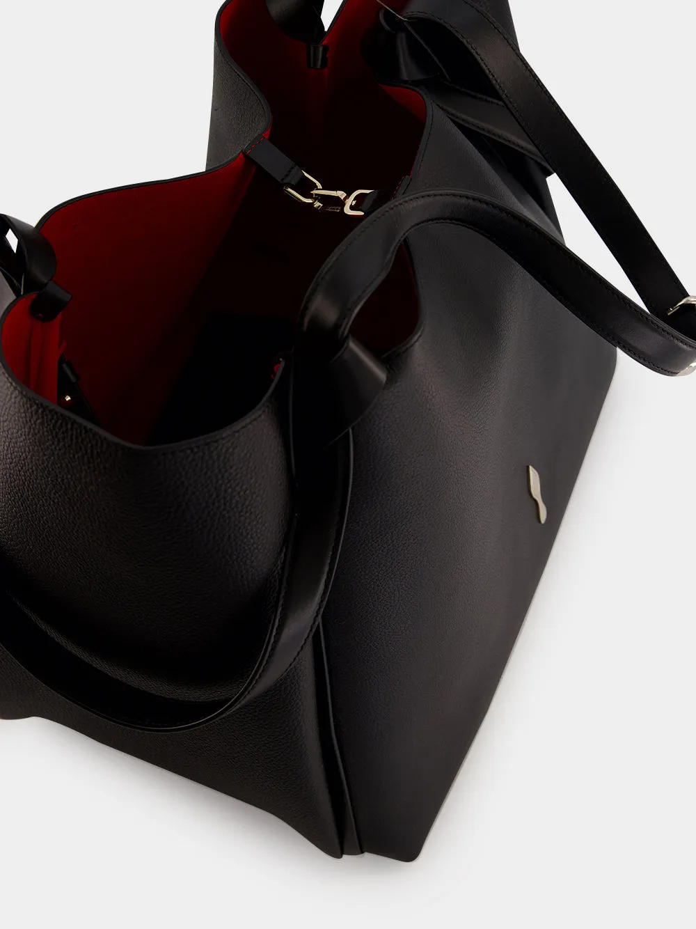 Black Bettina Large Tote Bag sold by Fashion Clinic product image thumbnail 5