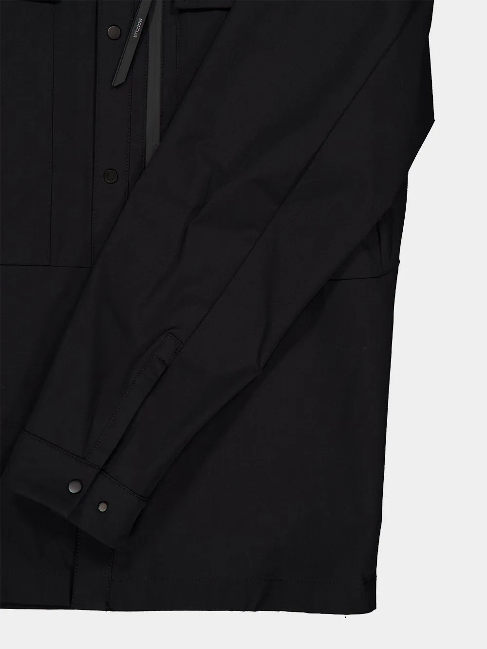 Black Ripstop Shirt Jacket sold by Fashion Clinic product image thumbnail 4