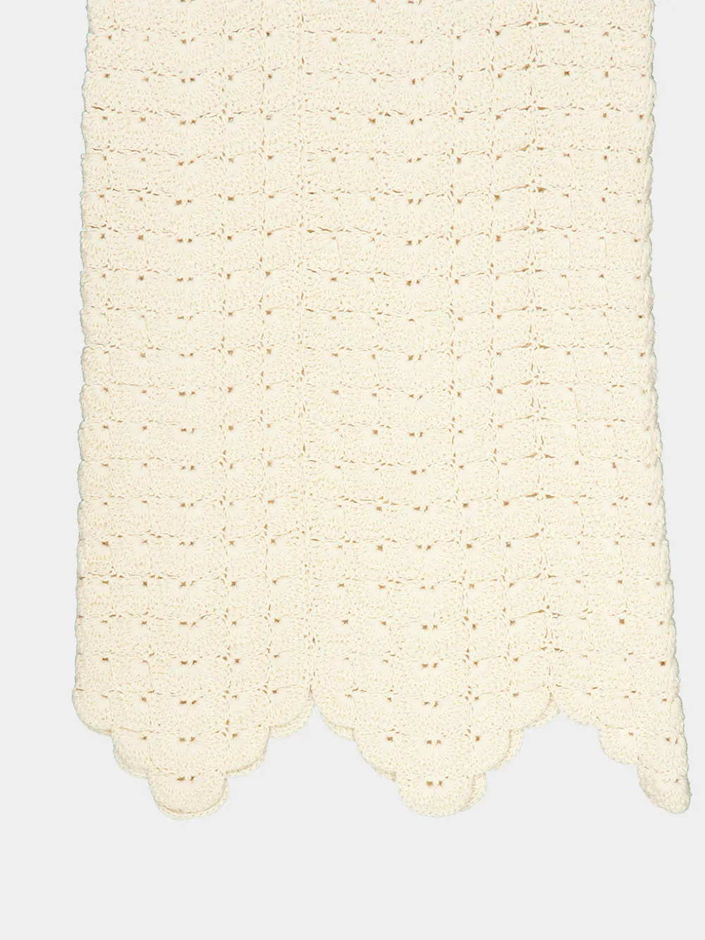 Ivory Safi Crochet Trousers sold by Fashion Clinic product image thumbnail 4