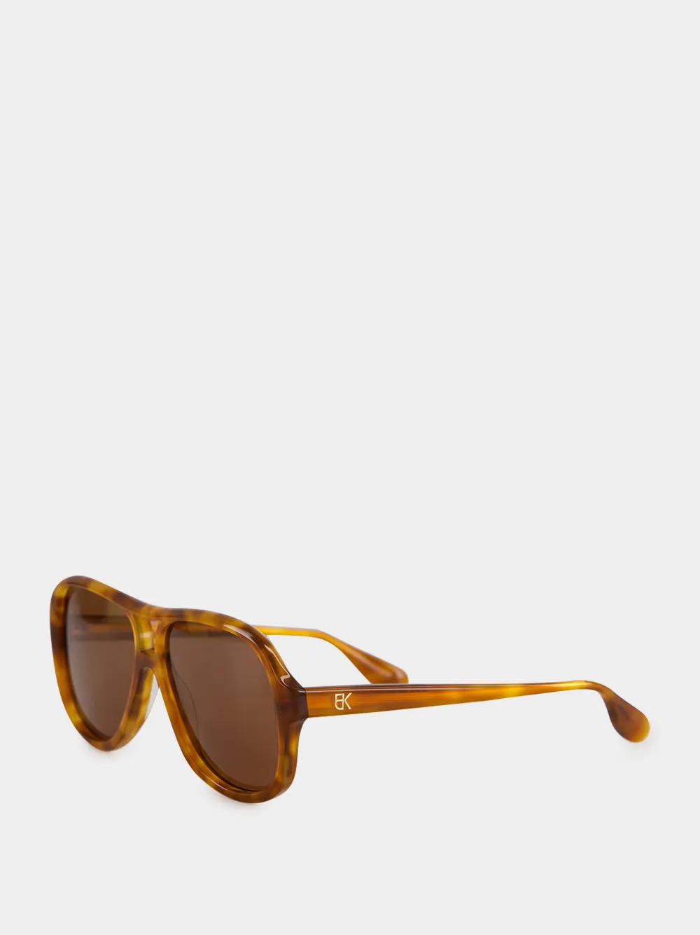 Brown Roma Aviator Sunglasses sold by Fashion Clinic product image thumbnail 4