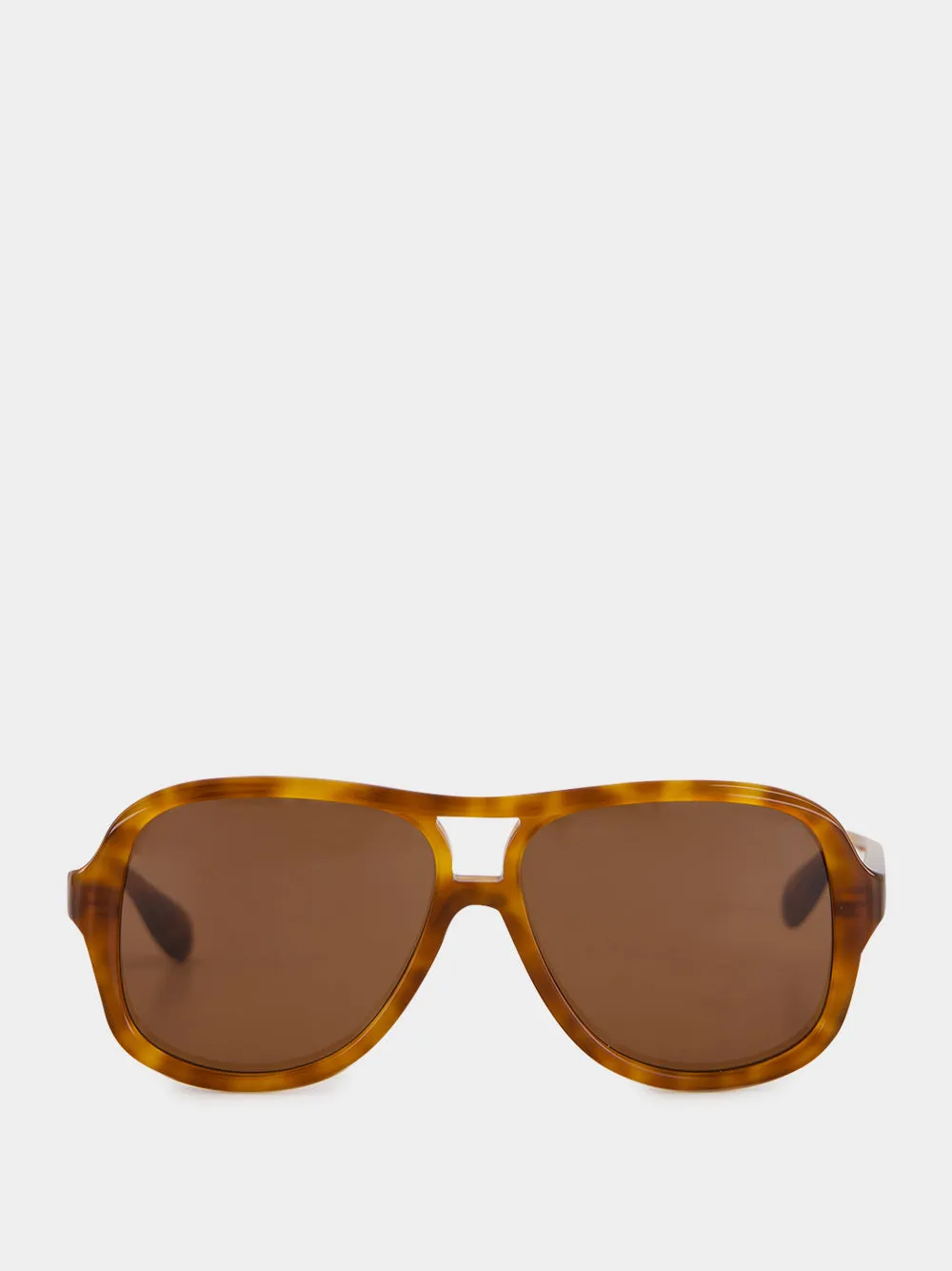 Brown Roma Aviator Sunglasses sold by Fashion Clinic