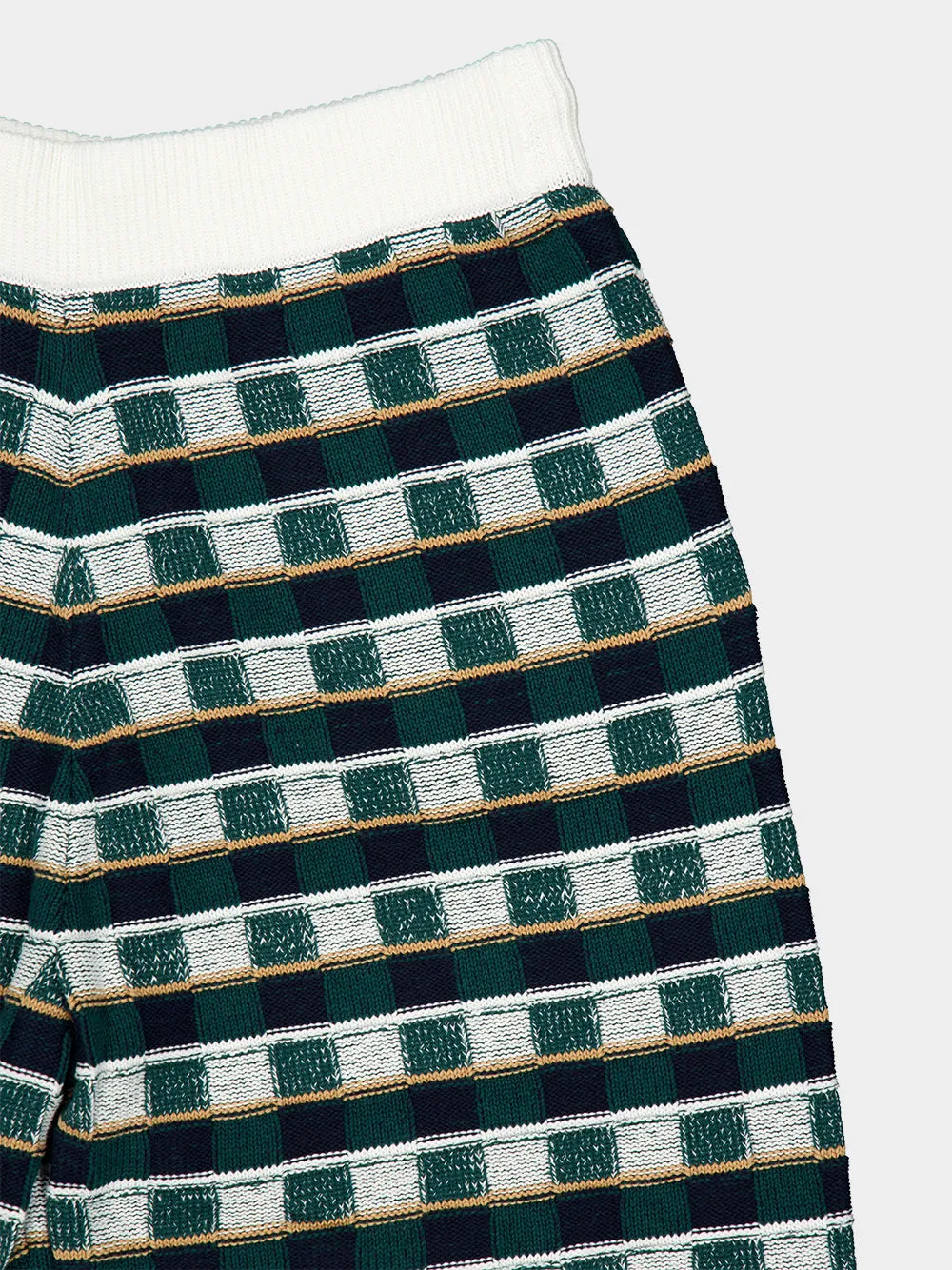 Green Crochet Mosaic Shorts sold by Fashion Clinic product image thumbnail 4