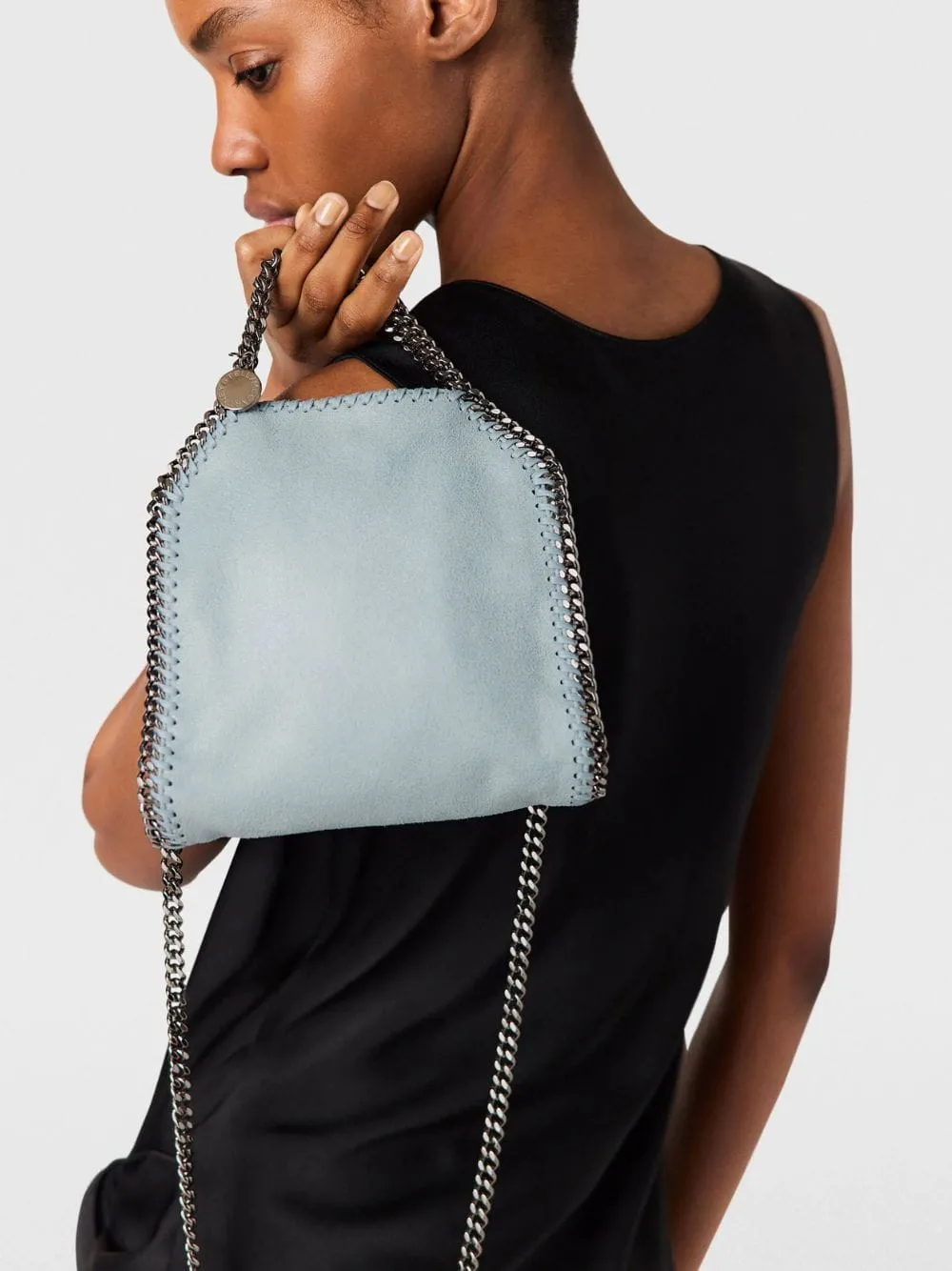 Light Blue Falabella Tiny Shoulder Bag sold by Fashion Clinic product image thumbnail 2
