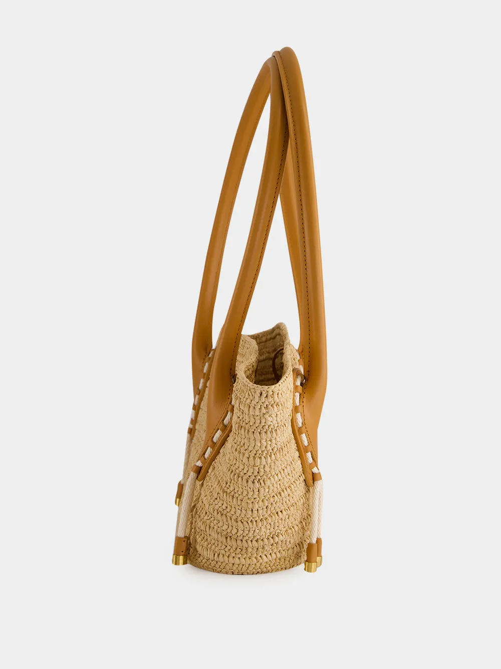 Natural Venus Mini Raffia Tote Bag sold by Fashion Clinic product image thumbnail 3