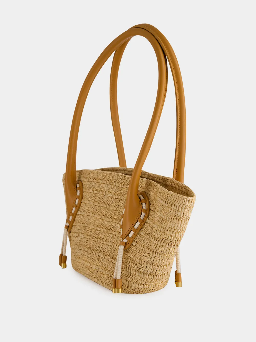 Natural Venus Mini Raffia Tote Bag sold by Fashion Clinic product image thumbnail 4