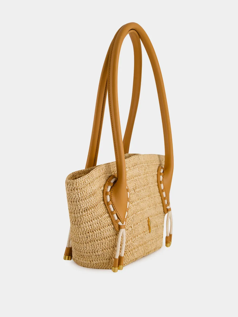 Natural Venus Mini Raffia Tote Bag sold by Fashion Clinic product image thumbnail 2