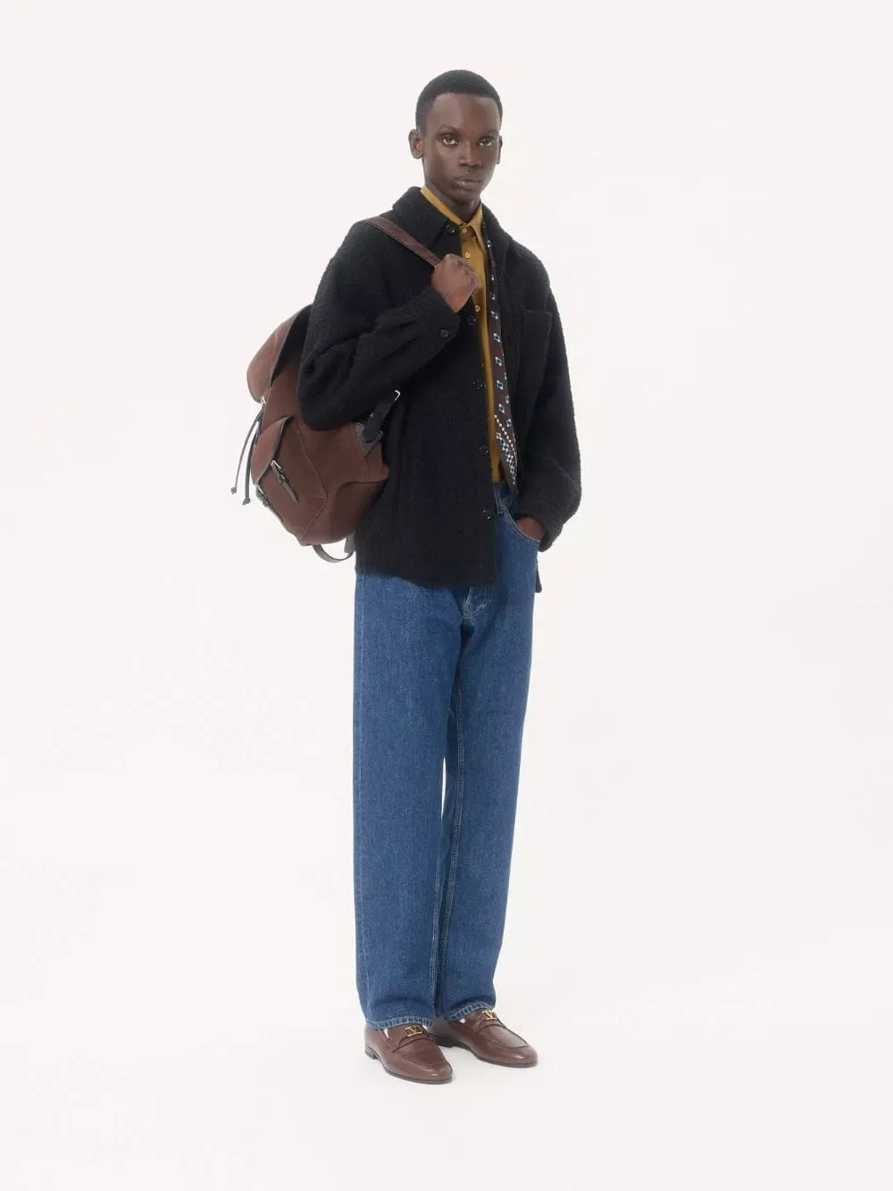 Brown Antibes Suede Backpack sold by Fashion Clinic product image thumbnail 4