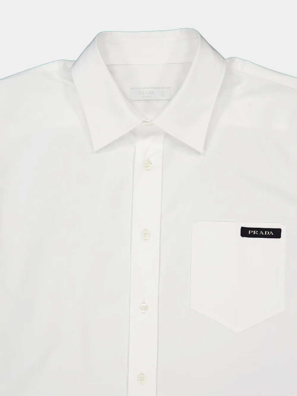 White Virgin Cotton Shirt sold by Fashion Clinic product image thumbnail 3
