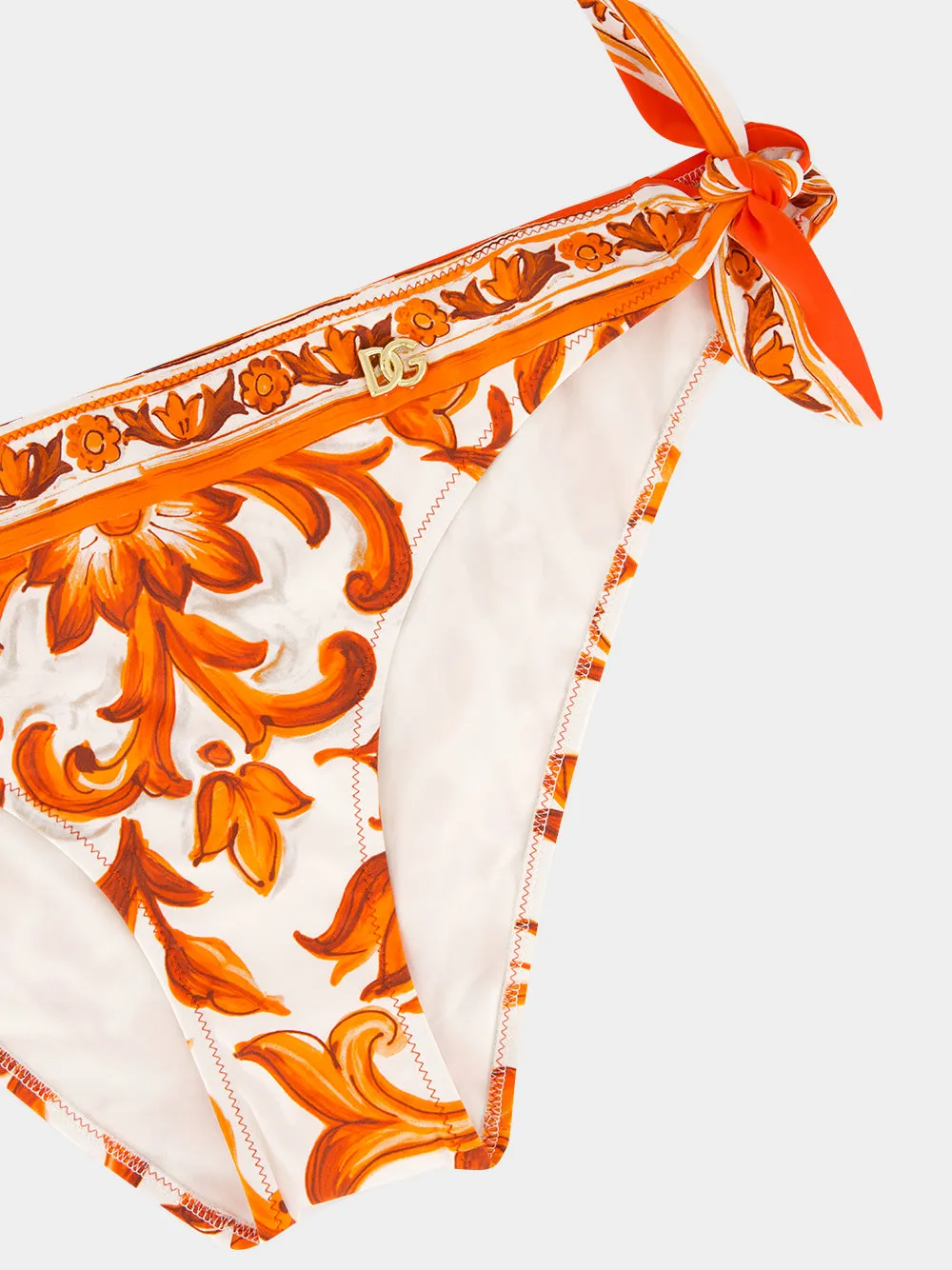 Orange Majolica Print Bikini sold by Fashion Clinic product image thumbnail 4