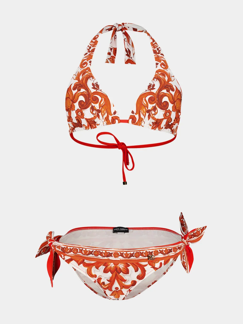 Orange Majolica Print Bikini sold by Fashion Clinic