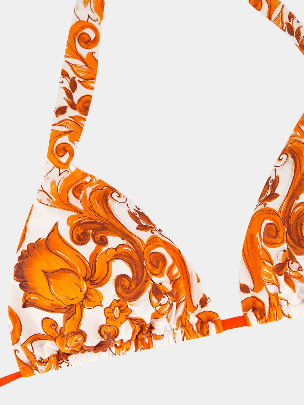 Orange Majolica Print Bikini sold by Fashion Clinic product image thumbnail 3