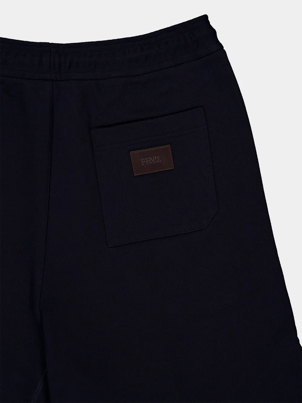 Navy Blue Cotton Bermuda Shorts sold by Fashion Clinic product image thumbnail 4