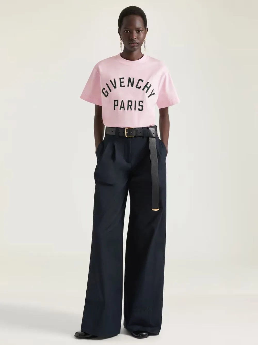 Dark Navy Cotton Cocoon Pants sold by Fashion Clinic product image thumbnail 2