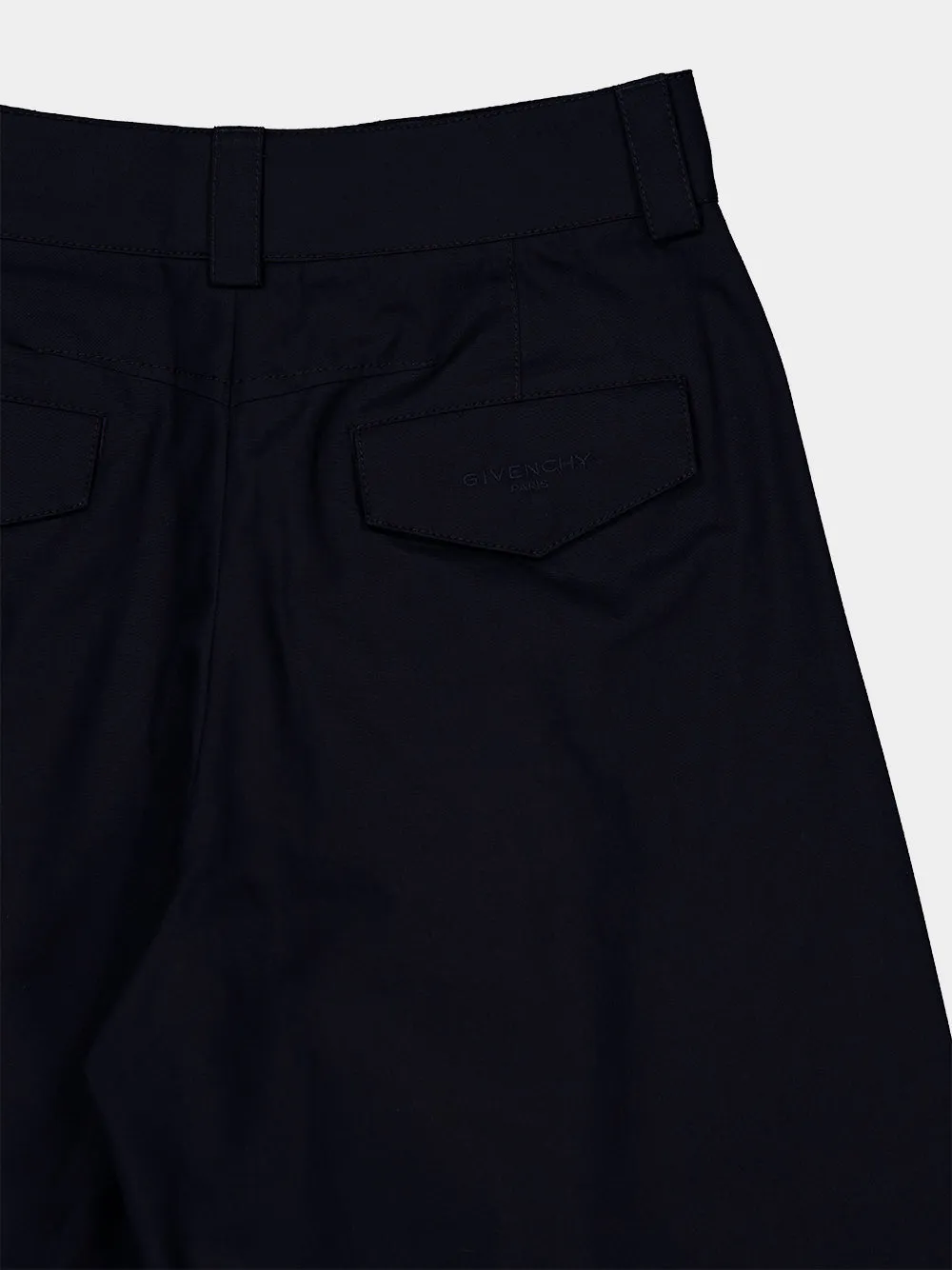 Dark Navy Cotton Cocoon Pants sold by Fashion Clinic product image thumbnail 5