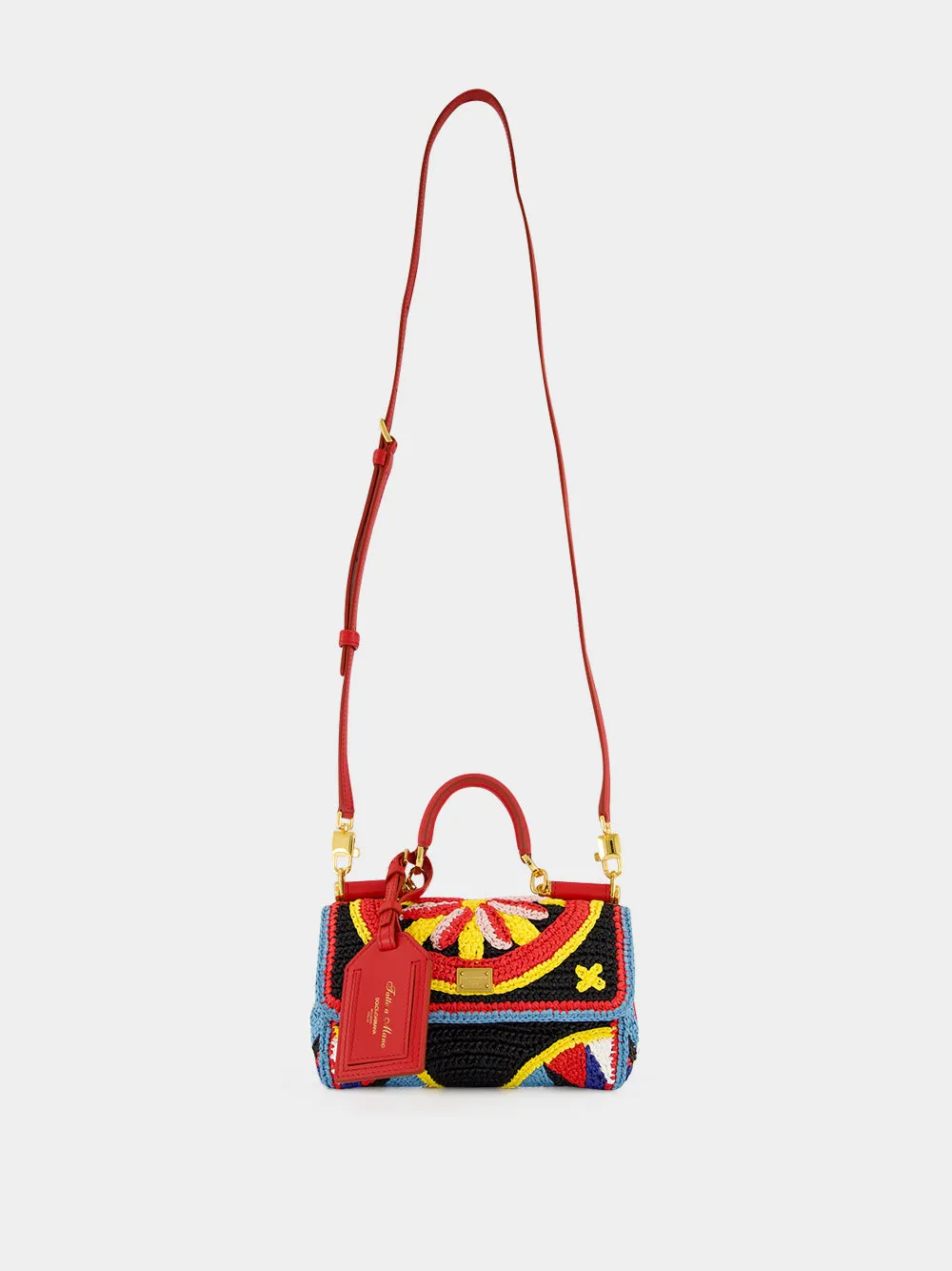 Multicolour Mini My Sicily Raffia Handbag sold by Fashion Clinic product image thumbnail 3