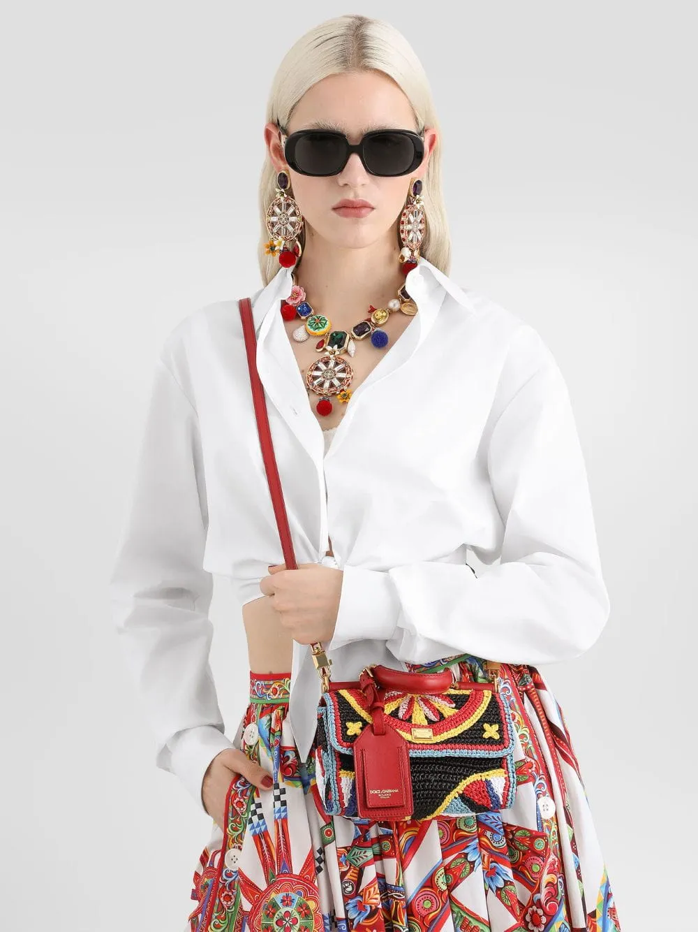 Multicolour Mini My Sicily Raffia Handbag sold by Fashion Clinic product image thumbnail 2