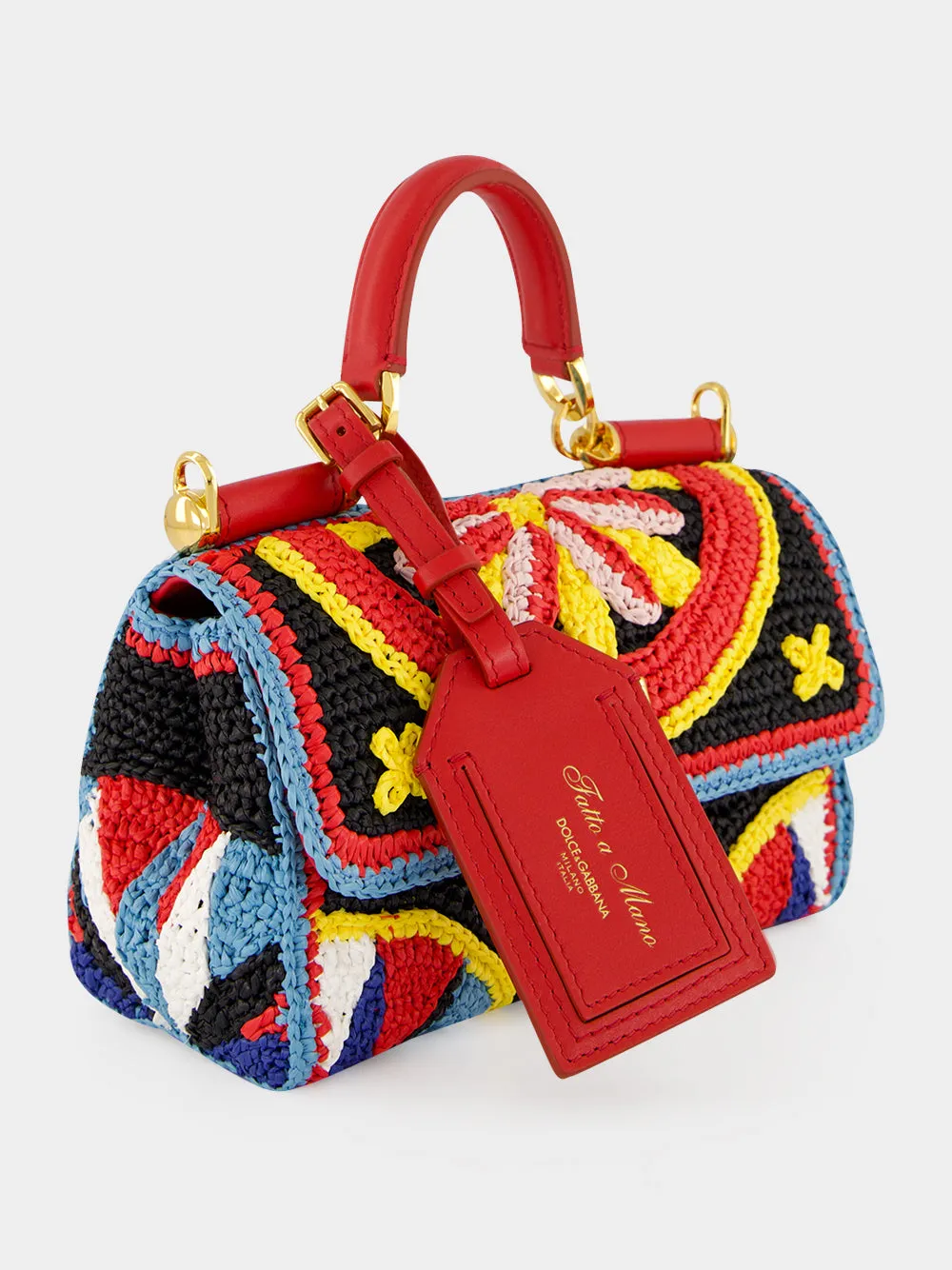 Multicolour Mini My Sicily Raffia Handbag sold by Fashion Clinic product image thumbnail 4