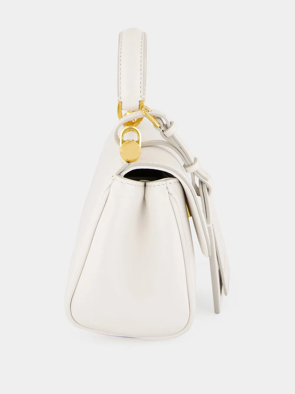 White Mini My Sicily Calfskin Handbag sold by Fashion Clinic product image thumbnail 5