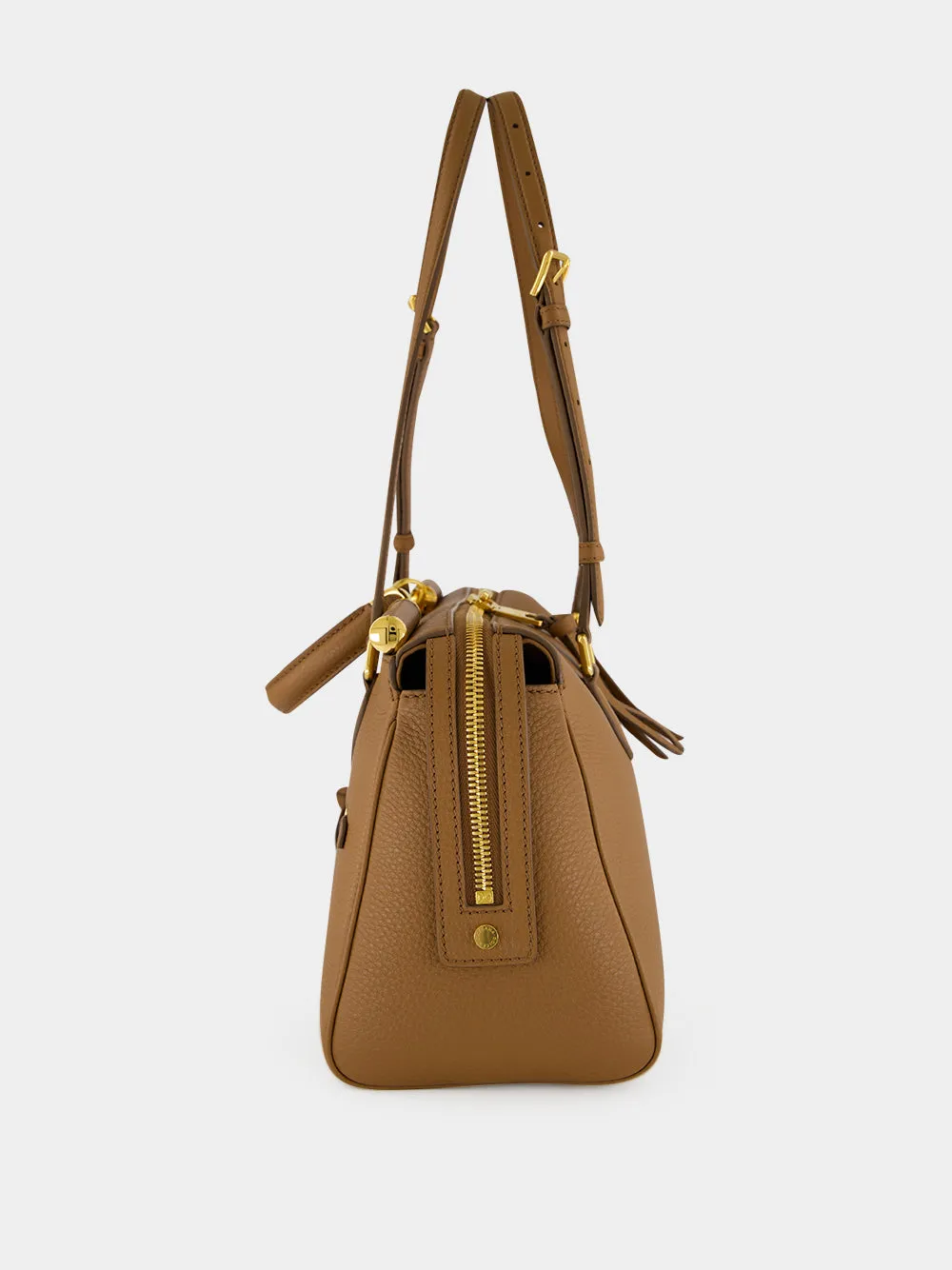 Brown Vittoria Calfskin Handbag sold by Fashion Clinic product image thumbnail 3