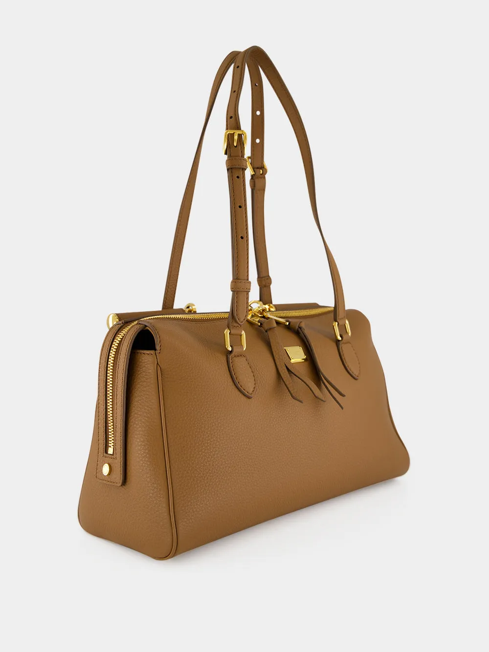 Brown Vittoria Calfskin Handbag sold by Fashion Clinic product image thumbnail 2