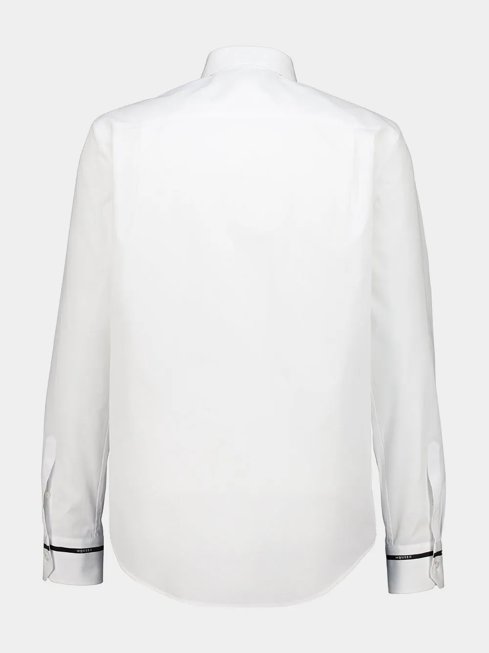 White Cotton Button-Up Shirt sold by Fashion Clinic product image thumbnail 2