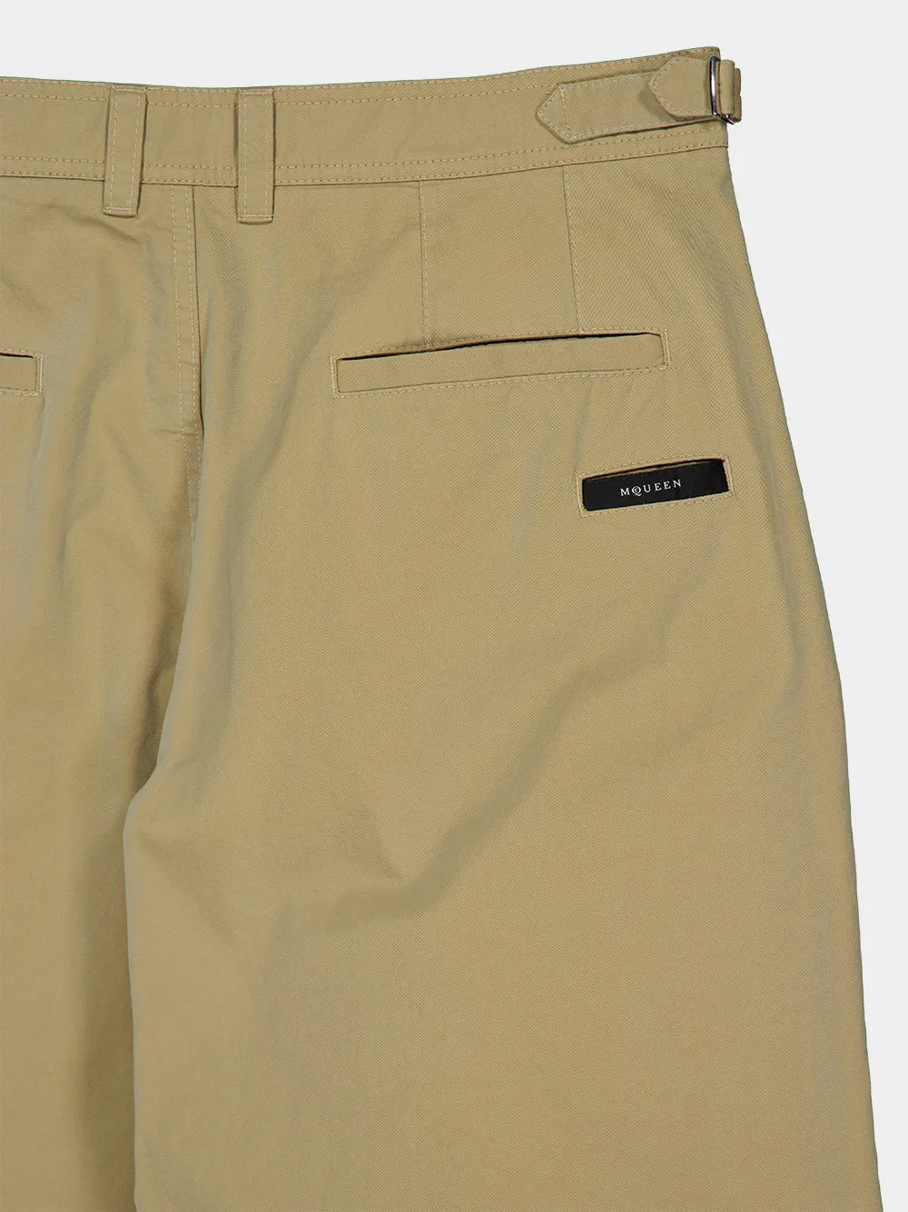 Beige Cotton Gabardine Chinos sold by Fashion Clinic product image thumbnail 4