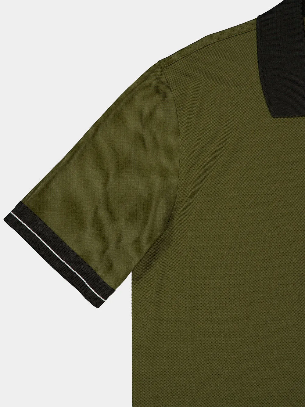 Green Cotton Polo Shirt sold by Fashion Clinic product image thumbnail 4