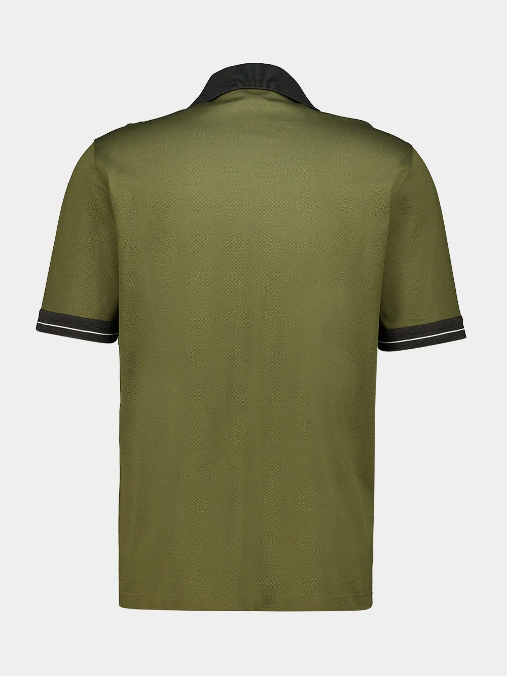 Green Cotton Polo Shirt sold by Fashion Clinic product image thumbnail 2