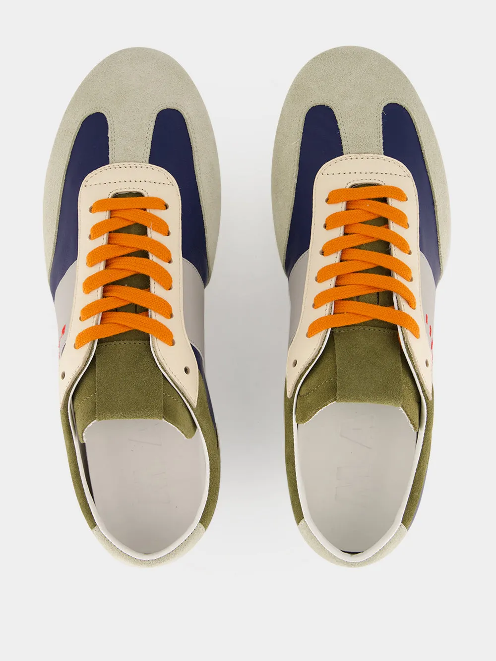 Blue and Multicolour Softy Soccer Low-Top Sneakers sold by Fashion Clinic product image thumbnail 4