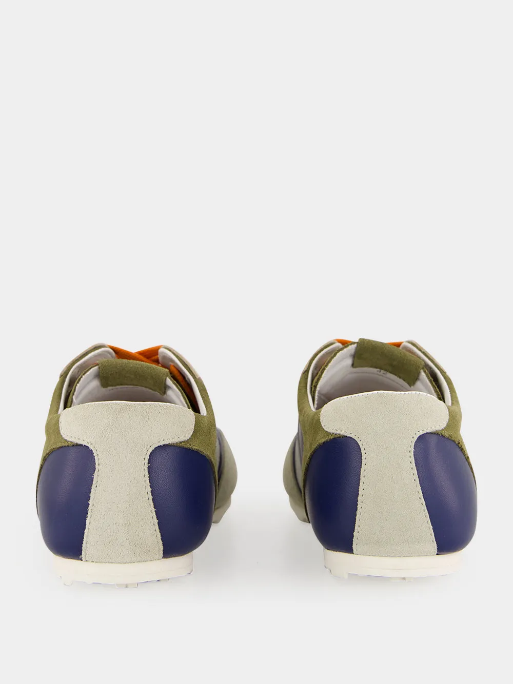 Blue and Multicolour Softy Soccer Low-Top Sneakers sold by Fashion Clinic product image thumbnail 5