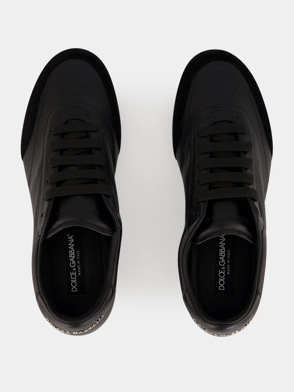 Black Ginnica Soft Calfskin Sneakers sold by Fashion Clinic product image thumbnail 4