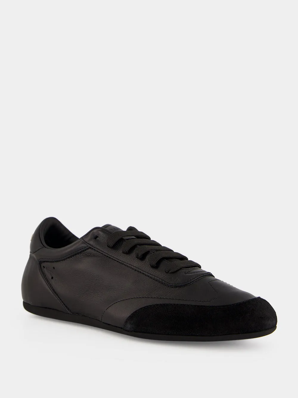 Black Ginnica Soft Calfskin Sneakers sold by Fashion Clinic product image thumbnail 2