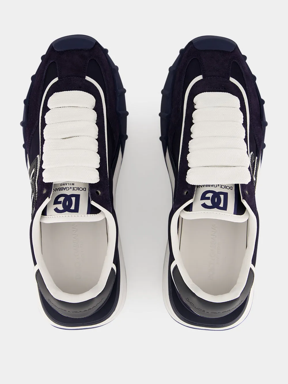 Navy Blue DG Athletic Suede Sneakers sold by Fashion Clinic product image thumbnail 4