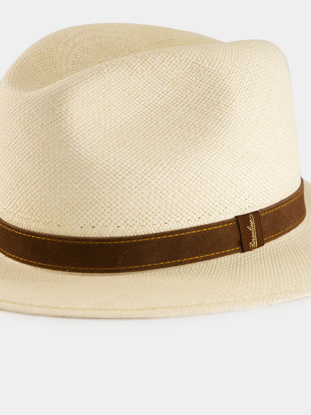 Natural and Brown Country Panama Quito Hat sold by Fashion Clinic product image thumbnail 5