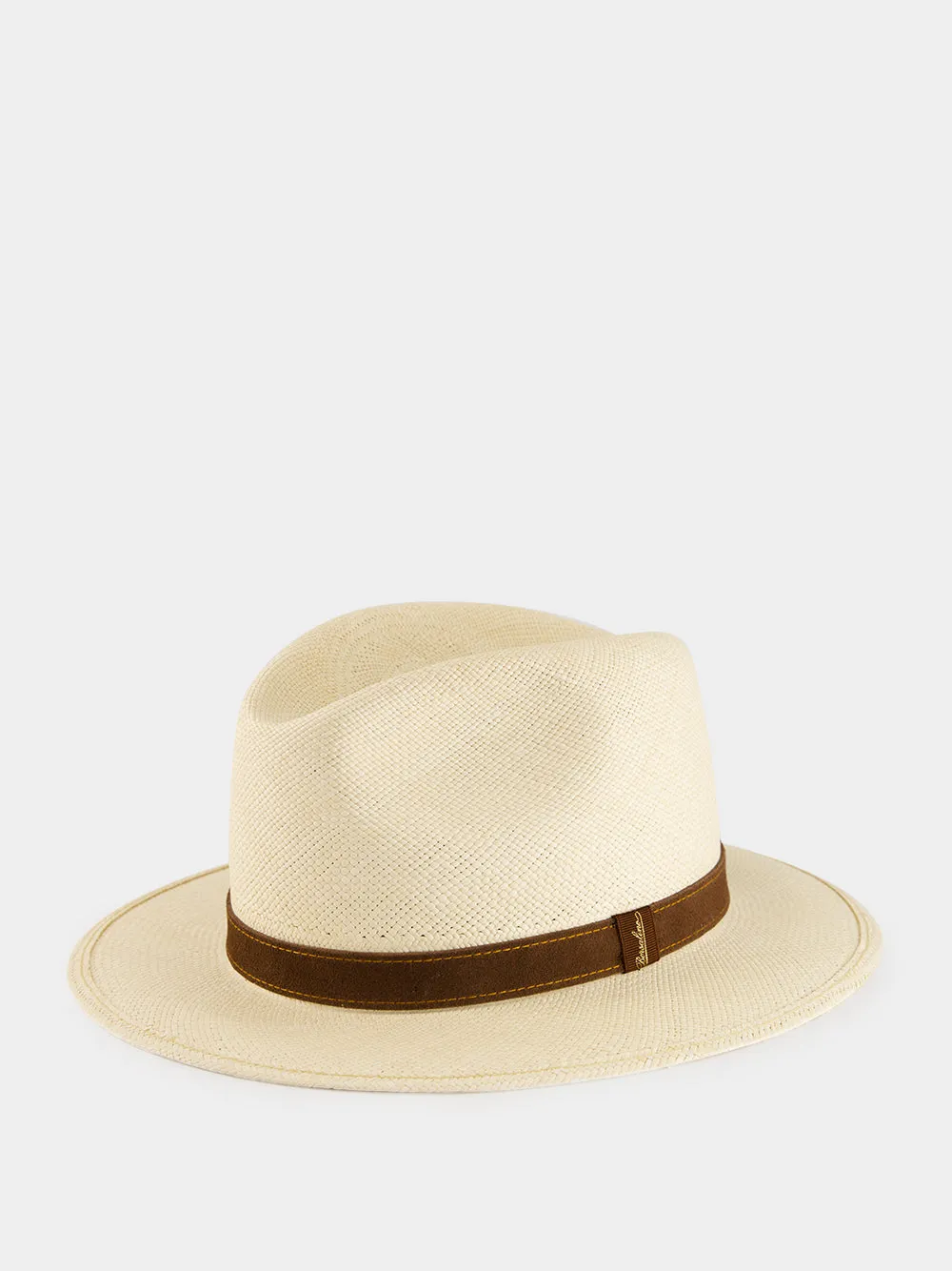Natural and Brown Country Panama Quito Hat sold by Fashion Clinic product image thumbnail 2