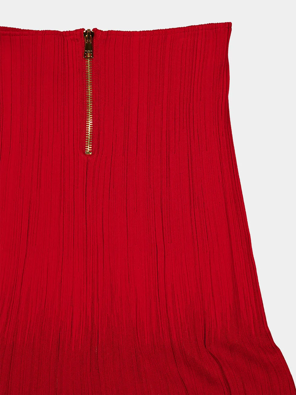Rouge Carmin Pleated Viscose Midi Skirt sold by Fashion Clinic product image thumbnail 5