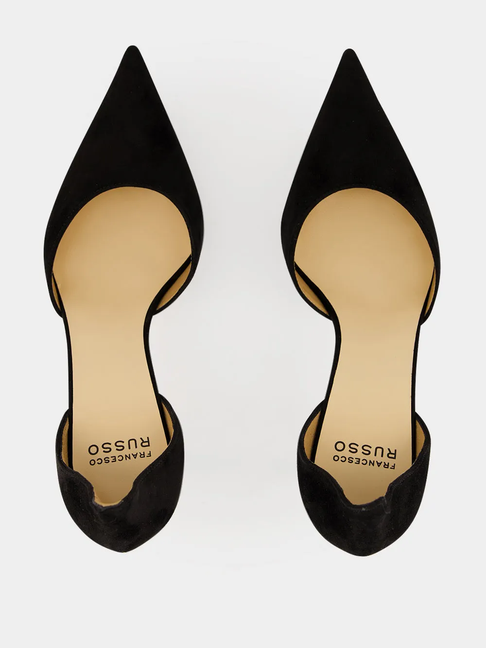 Black Suede High Back Pumps sold by Fashion Clinic product image thumbnail 4