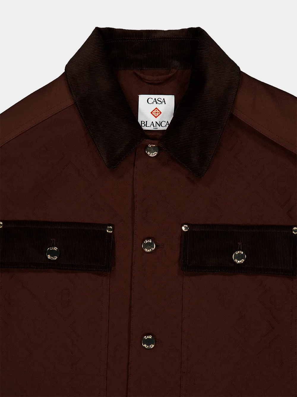 Dark Brown Workwear Safari Jacket sold by Fashion Clinic product image thumbnail 5