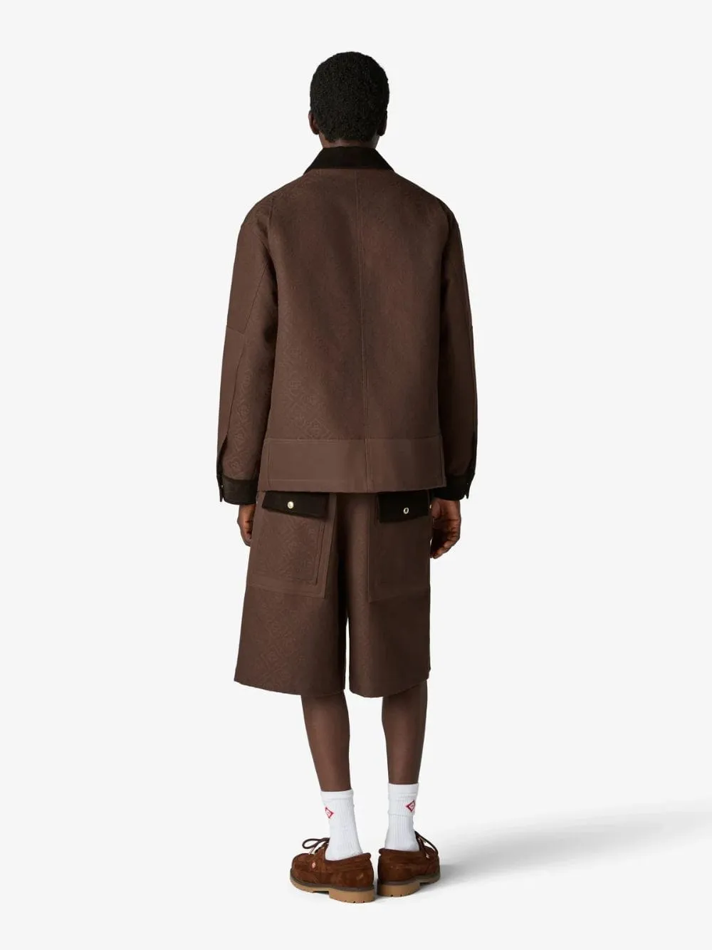 Dark Brown Workwear Safari Jacket sold by Fashion Clinic product image thumbnail 3