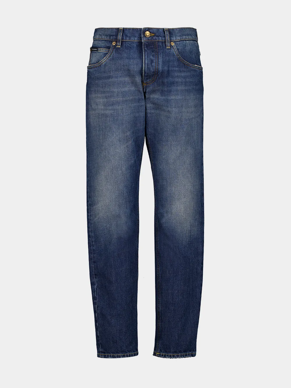 Blue Regular Fit Cotton Jeans sold by Fashion Clinic