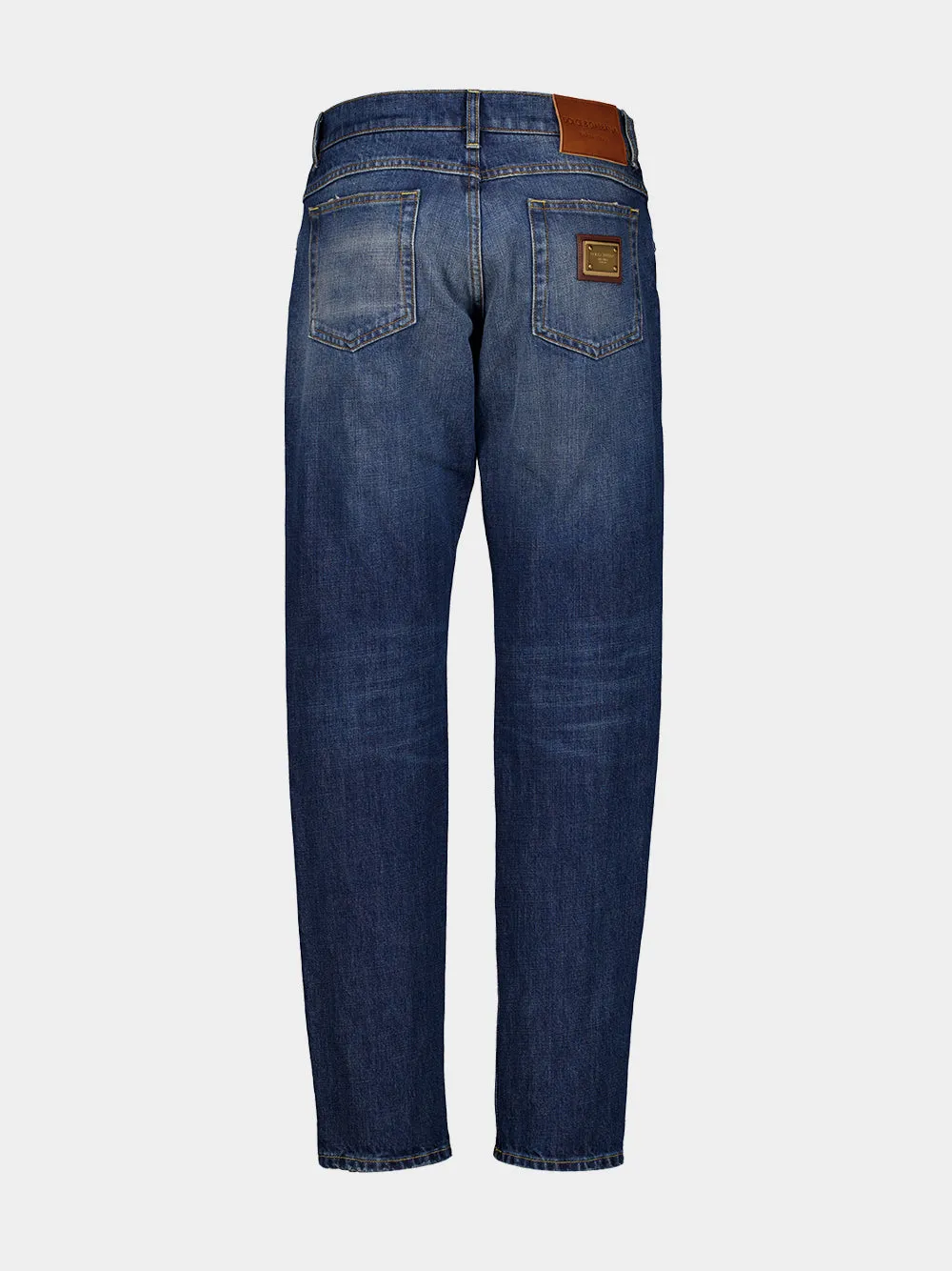 Blue Regular Fit Cotton Jeans sold by Fashion Clinic product image thumbnail 2