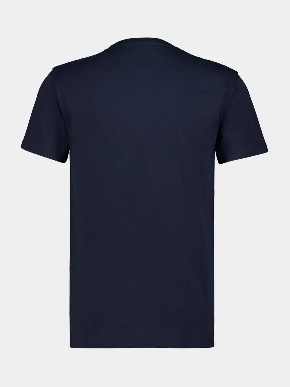 Dark Blue Cotton Logo T-Shirt sold by Fashion Clinic product image thumbnail 2