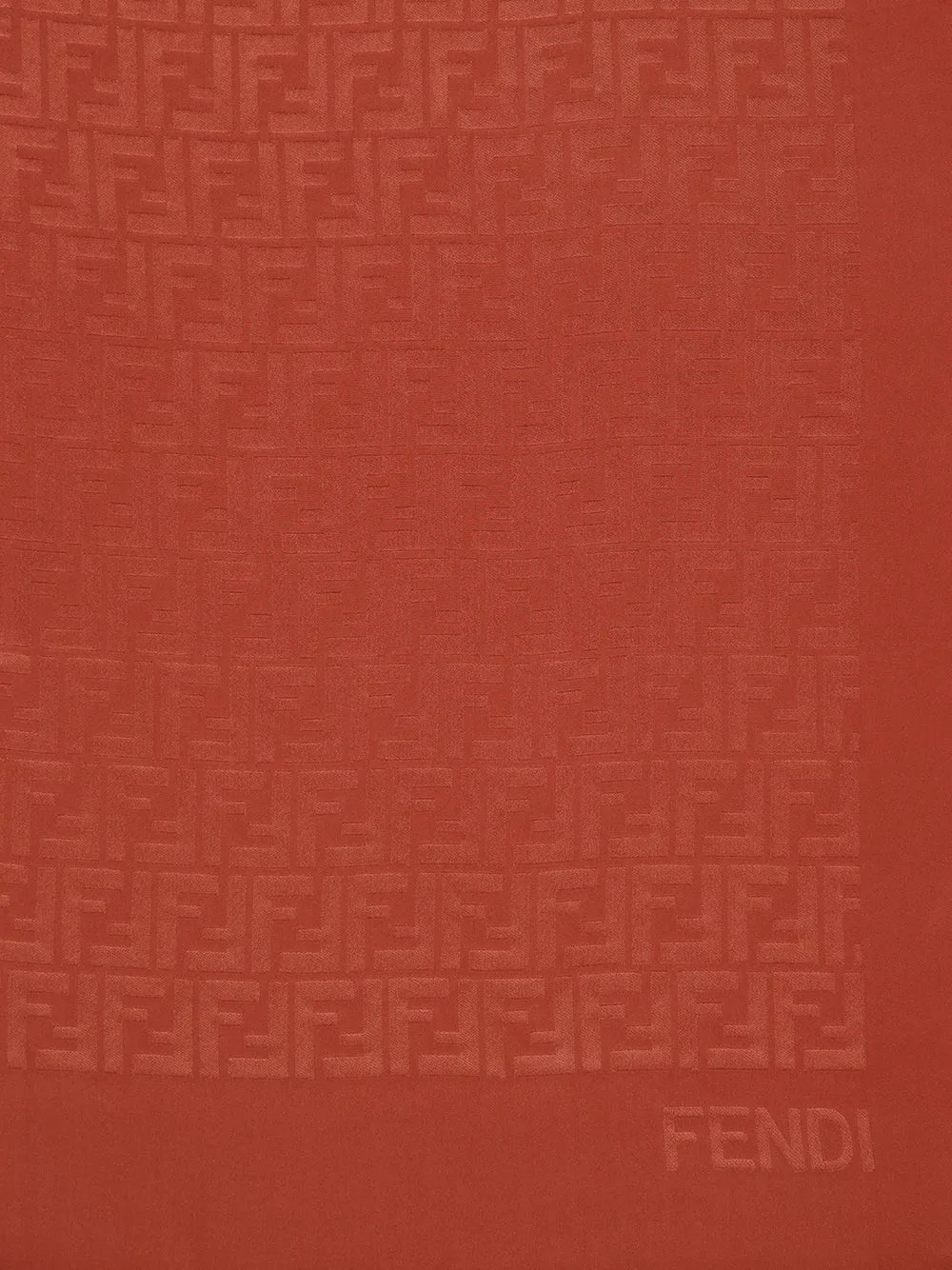 Rust FF Silk Stole sold by Fashion Clinic product image thumbnail 3