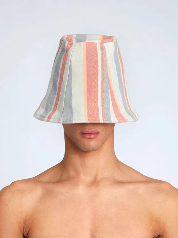 Tetouan Stripe Thimble Hat made by Marrakshi Life