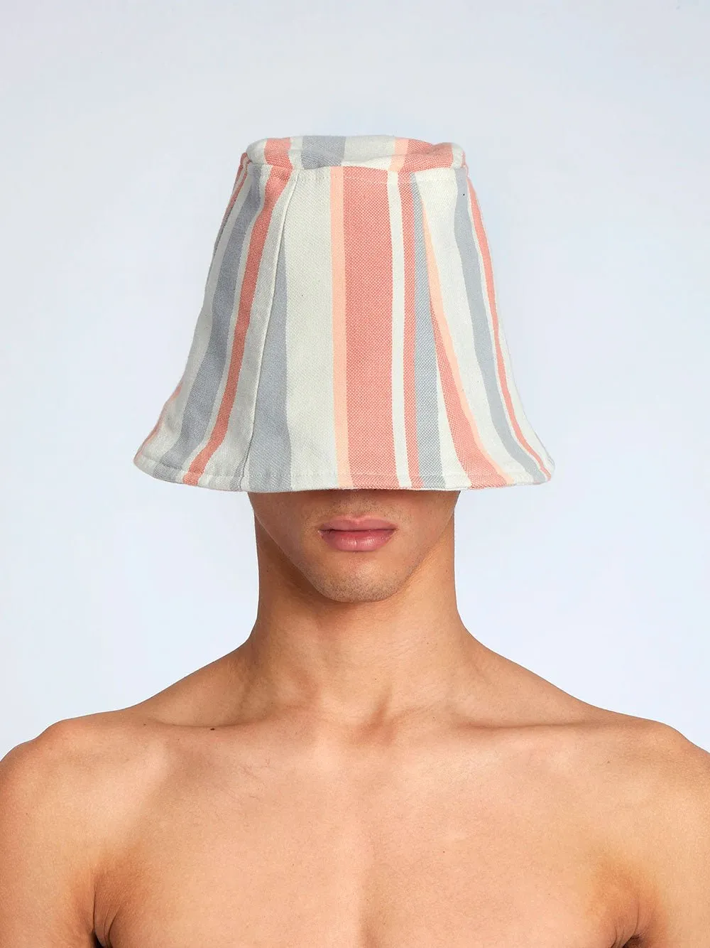Tetouan Stripe Thimble Hat sold by Fashion Clinic