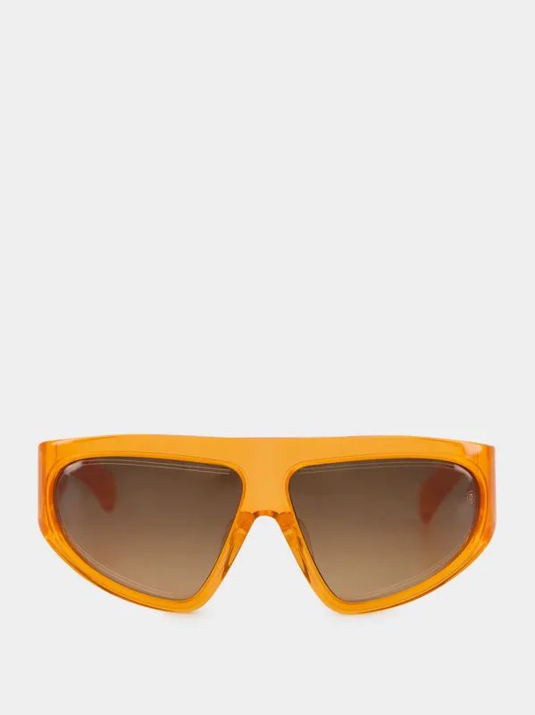 Orange and Gold B-Escape Sunglasses made by Balmain